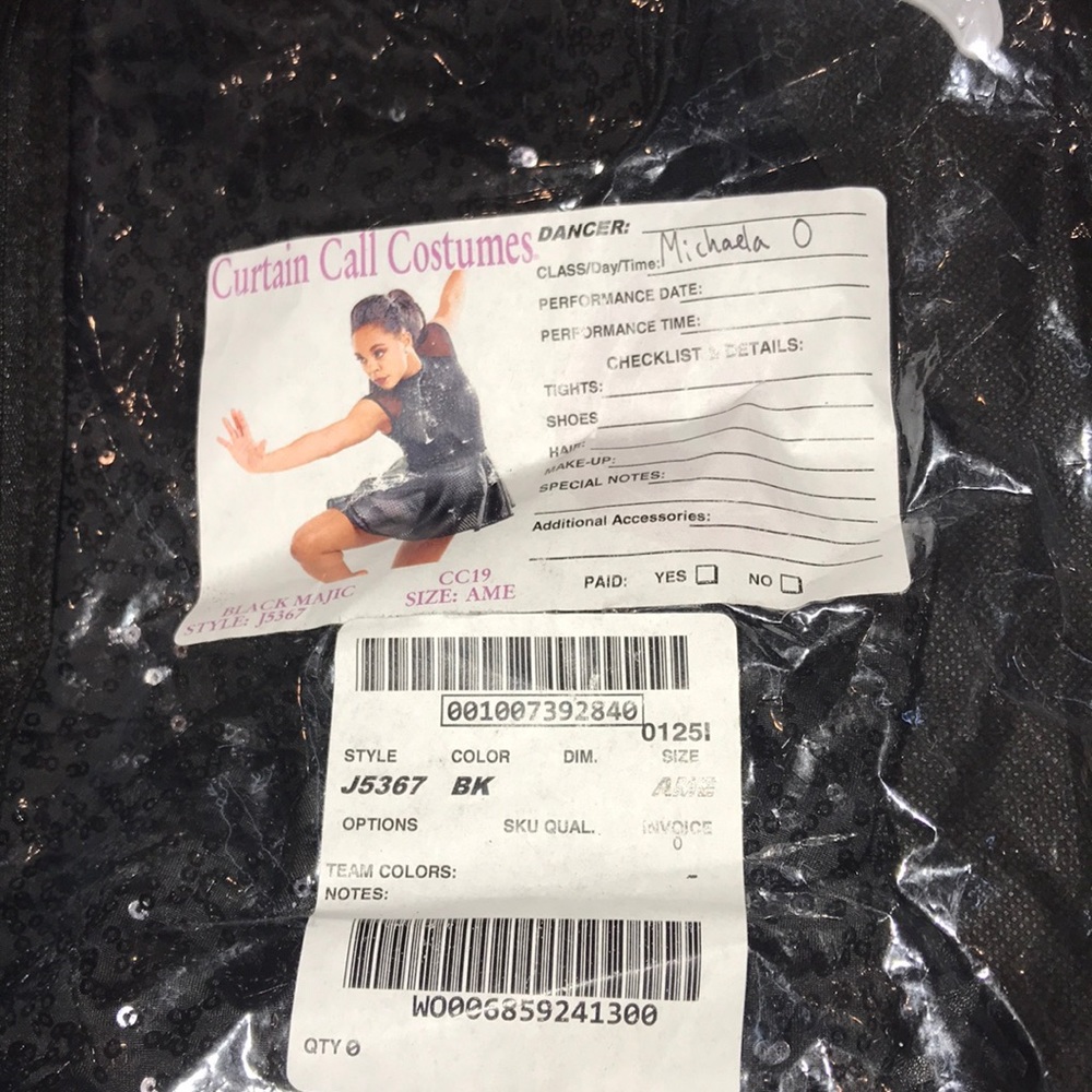 Dance costume